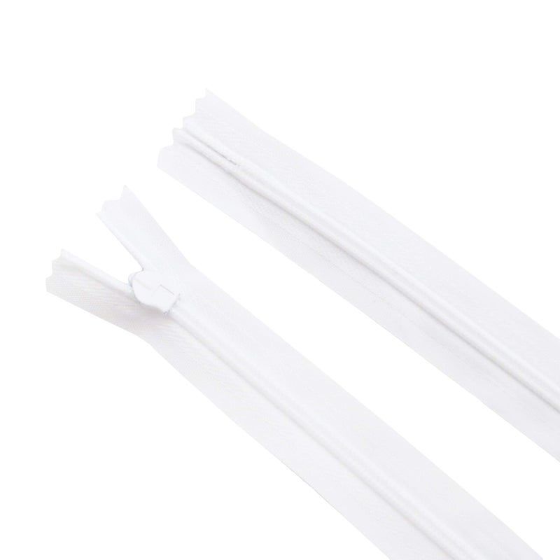 Seeking ROAM Invisible Zippers, Nylon Coil, #3, 2 Pieces (White, 18" inch) - Image 4